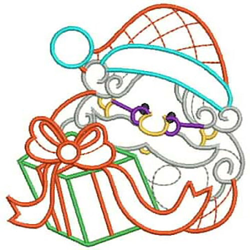 Machine Embroidery Designs - Santa(1) - Threadart.com
