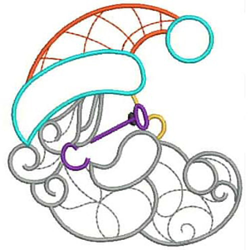 Machine Embroidery Designs - Santa(1) - Threadart.com