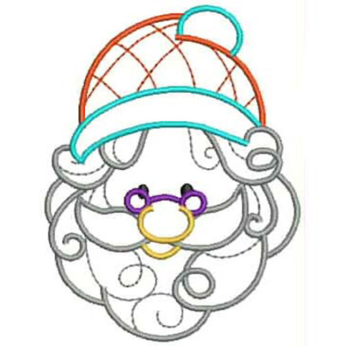 Machine Embroidery Designs - Santa(1) - Threadart.com