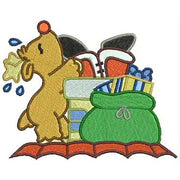 Machine Embroidery Designs - Santa and Rudolph(1) - Threadart.com