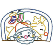 Machine Embroidery Designs - Santa and Rudolph(2) - Threadart.com