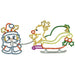 Machine Embroidery Designs - Santa and Rudolph(2) - Threadart.com