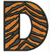 Machine Embroidery Designs - Tiger Alphabet Caps(1) - Threadart.com