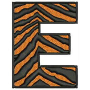 Machine Embroidery Designs - Tiger Alphabet Caps(1) - Threadart.com