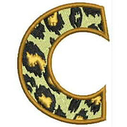 Machine Embroidery Designs - Leopard Alphabet Caps(1) - Threadart.com