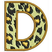 Machine Embroidery Designs - Leopard Alphabet Caps(1) - Threadart.com