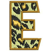Machine Embroidery Designs - Leopard Alphabet Caps(1) - Threadart.com