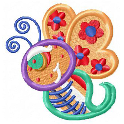 Machine Embroidery Designs - Baby Butterflies(1) - Threadart.com
