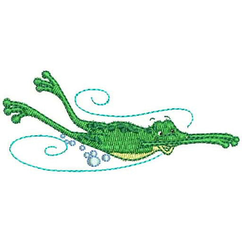Machine Embroidery Designs - Hoppy Frogs(1) - Threadart.com