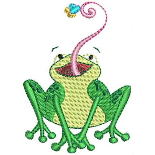 Machine Embroidery Designs - Hoppy Frogs(1) - Threadart.com