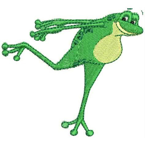Machine Embroidery Designs - Hoppy Frogs(1) - Threadart.com