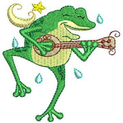 Machine Embroidery Designs - Hoppy Frogs(1) - Threadart.com