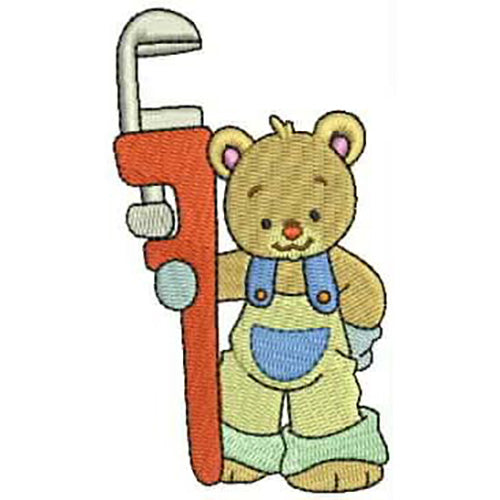 Machine Embroidery Designs - Handy Bears(1) - Threadart.com