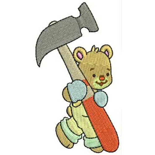 Machine Embroidery Designs - Handy Bears(1) - Threadart.com