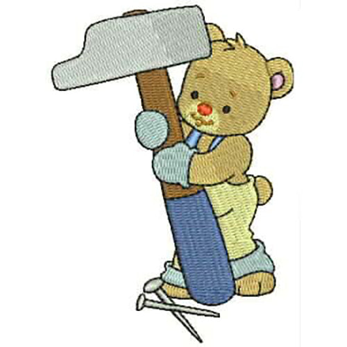 Machine Embroidery Designs - Handy Bears(1) - Threadart.com