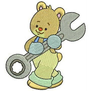 Machine Embroidery Designs - Handy Bears(1) - Threadart.com