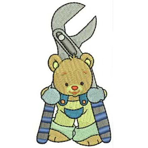 Machine Embroidery Designs - Handy Bears(1) - Threadart.com