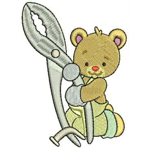 Machine Embroidery Designs - Handy Bears(1) - Threadart.com