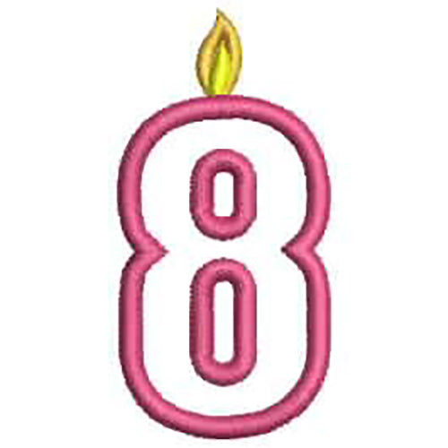 Machine Embroidery Designs - Birthday Numbers(1) - Threadart.com