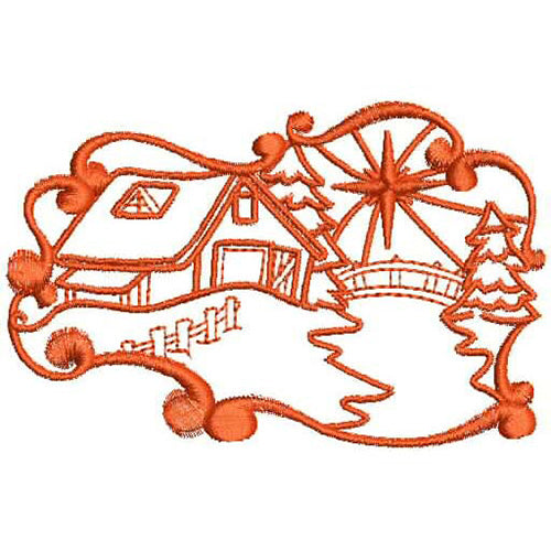 Machine Embroidery Designs - Christmas Landscapes(1) - Threadart.com