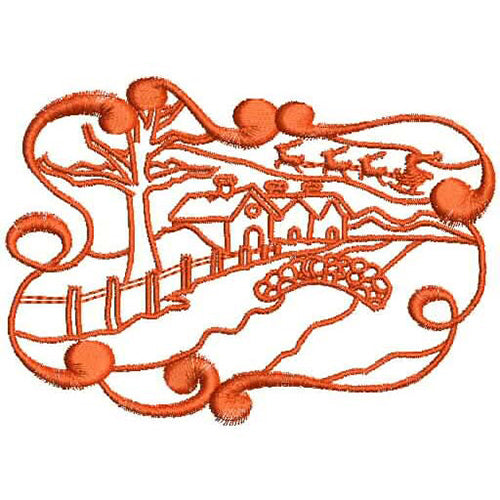 Machine Embroidery Designs - Christmas Landscapes(1) - Threadart.com
