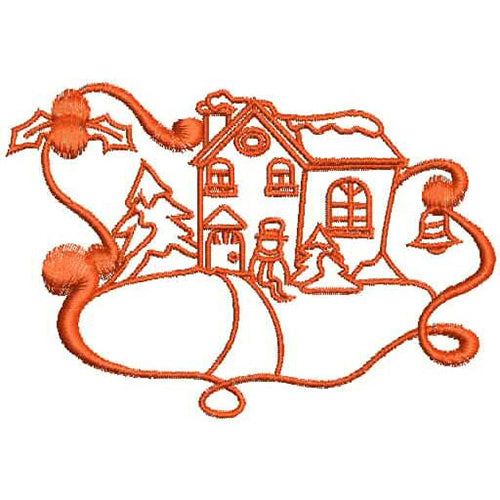 Machine Embroidery Designs - Christmas Landscapes(1) - Threadart.com