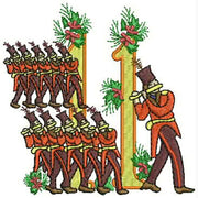 Machine Embroidery Designs - 12 Days of Christmas(1) - Threadart.com