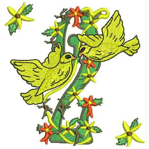 Machine Embroidery Designs - 12 Days of Christmas(1) - Threadart.com