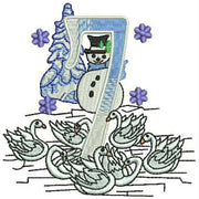 Machine Embroidery Designs - 12 Days of Christmas(1) - Threadart.com