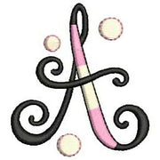 Machine Embroidery Designs - Bubble Alphabet(1) - Threadart.com