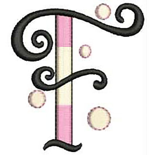 Machine Embroidery Designs - Bubble Alphabet(1) - Threadart.com