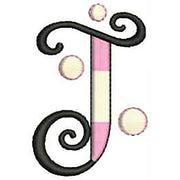 Machine Embroidery Designs - Bubble Alphabet(1) - Threadart.com