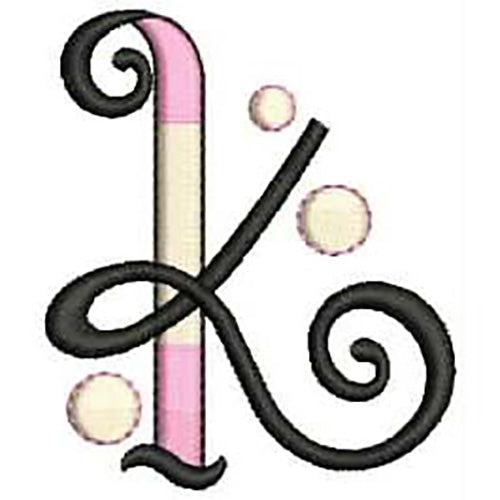Machine Embroidery Designs - Bubble Alphabet(1) - Threadart.com