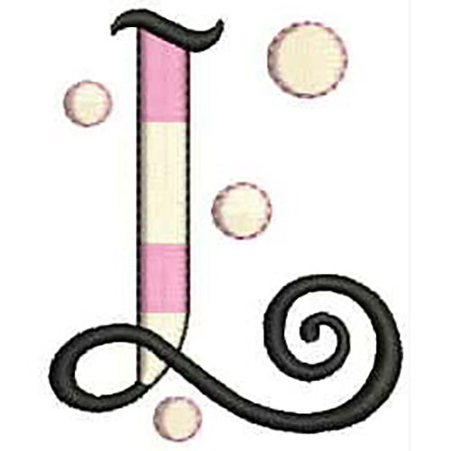 Machine Embroidery Designs - Bubble Alphabet(1) - Threadart.com