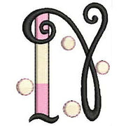 Machine Embroidery Designs - Bubble Alphabet(1) - Threadart.com