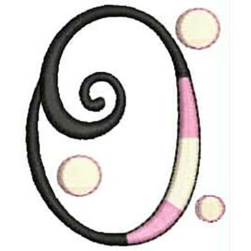 Machine Embroidery Designs - Bubble Alphabet(1) - Threadart.com