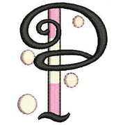 Machine Embroidery Designs - Bubble Alphabet(1) - Threadart.com