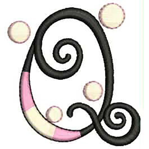 Machine Embroidery Designs - Bubble Alphabet(1) - Threadart.com