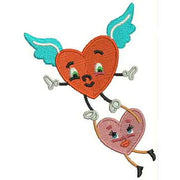 Machine Embroidery Designs - Funny Hearts(1) - Threadart.com