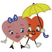 Machine Embroidery Designs - Funny Hearts(1) - Threadart.com