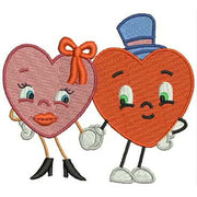 Machine Embroidery Designs - Funny Hearts(1) - Threadart.com