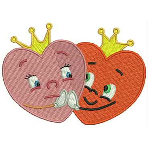 Machine Embroidery Designs - Funny Hearts(1) - Threadart.com