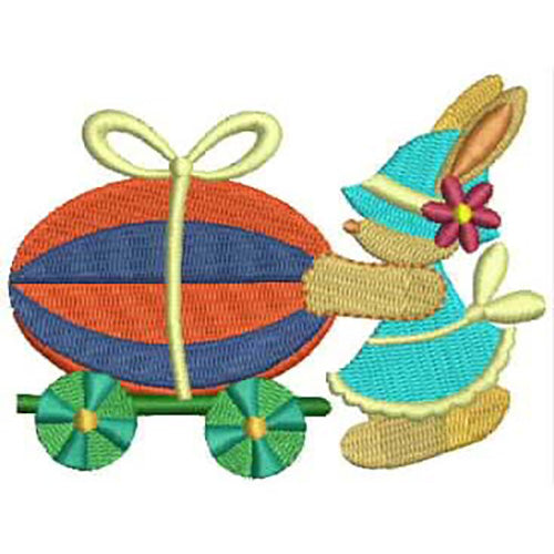 Machine Embroidery Designs - Sunbonnet Bunnies(1) - Threadart.com