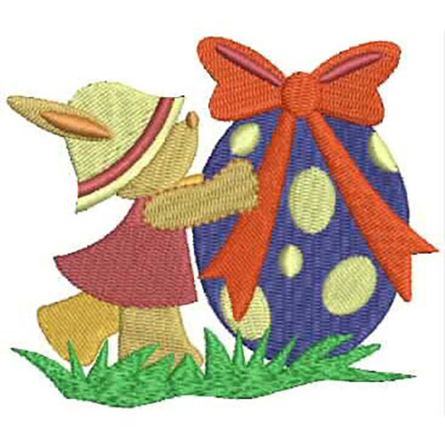 Machine Embroidery Designs - Sunbonnet Bunnies(1) - Threadart.com