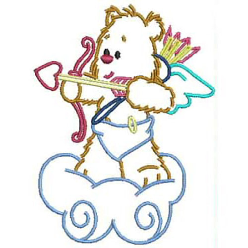 Machine Embroidery Designs - Valentine Bears(1) - Threadart.com