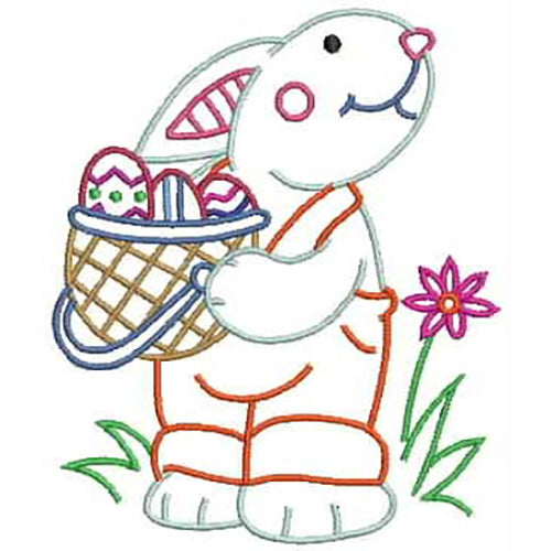 Machine Embroidery Designs - Easter Bunnys(3) - Threadart.com
