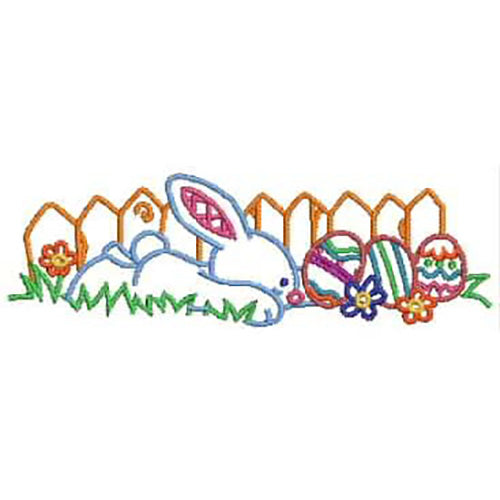 Machine Embroidery Designs - Easter Bunnys(3) - Threadart.com