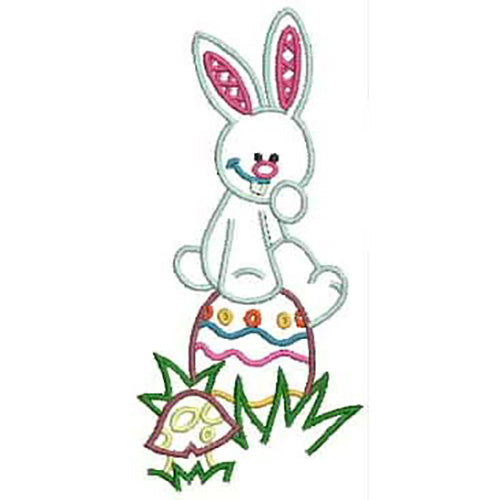 Machine Embroidery Designs - Easter Bunnys(3) - Threadart.com