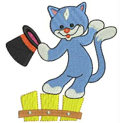 Machine Embroidery Designs - Playful Kitty(1) - Threadart.com