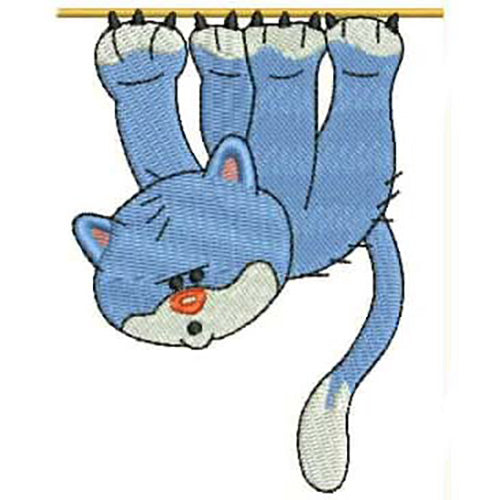 Machine Embroidery Designs - Playful Kitty(1) - Threadart.com